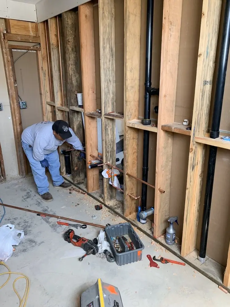 Commercial rough-in plumbing for Water Heater Replacement in Landover